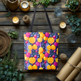 シトラスデライトウェルネストートバッグ&フルーツ鮮やかズ トートバッグ