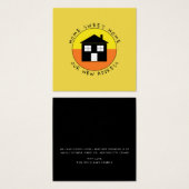 シトラスハウスロゴ、住所カードの変更 (正面&裏面)