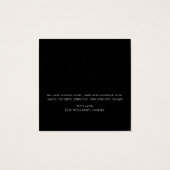 シトラスハウスロゴ、住所カードの変更 (裏面)