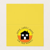 シトラスハウスロゴ、住所カードの変更 名刺 (外部フラット)