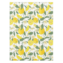 シトラスパターンテーブルクロス