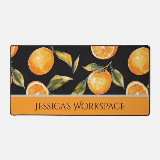 シトラスパーソナライズされたをテーマにしたデスクマット デスクマット (正面)