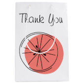 シトラスピンクサンキューユー抱き枕媒体 ミディアムペーパーバッグ (正面)