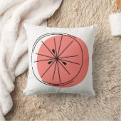 シトラスピンクスクウェア装飾用クッション クッション (ブランケット)