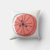 シトラスピンクスクウェア装飾用クッション クッション (裏面)