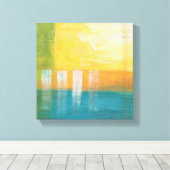 シトラスフィールドI キャンバスプリント (インサイチュ (ウッドフロア))