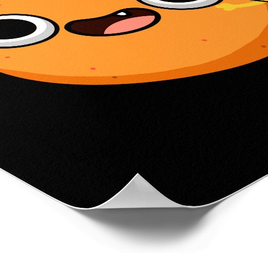 シトラスフルーツおもしろいプンダークBG ポスター (角)