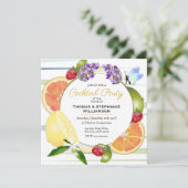 シトラスフルーツカクテルパーティー 招待状 (スタンド正面)