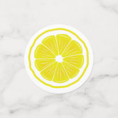 シトラスフルーツデザインテーブル紙吹雪 コンフェッティ (スモール正面)