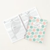 シトラスフルーツパーソナライズされたファミリーレシピブック ノートブック (内部)