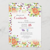 シトラスフルーツミックスカクテルパーティー 招待状 (正面/裏面)