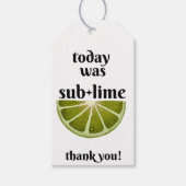 シトラスフルーツメッセージカード ギフトタグ (正面)