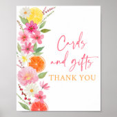 シトラスフローラカード&ギフトブライダルシャワー ポスター (正面)
