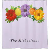 シトラスフローラガーデン シャワーカーテン (正面)