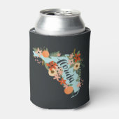 シトラスフローラフロリダ州シルエット 缶クーラー (缶正面)