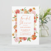 シトラスフローラブライダルシャワー 招待状 (スタンド正面)