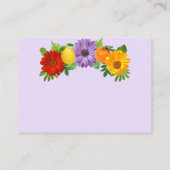 シトラスフローラ庭園の結婚式アコモデーション エンクロージャーカード (裏面)