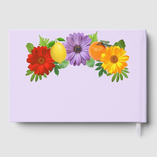 シトラスフローラ庭園の結婚式 ゲストブック (裏面)