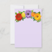 シトラスフローラ庭園の結婚式 セーブザデート (裏面)