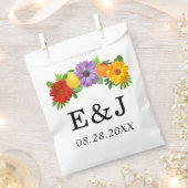 シトラスフローラ庭園の結婚式 フェイバーバッグ (クリップ留めされた状態)