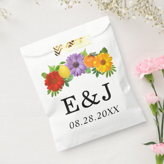 シトラスフローラ庭園の結婚式 フェイバーバッグ (封をした状態)