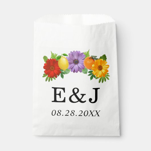 シトラスフローラ庭園の結婚式 フェイバーバッグ (正面)