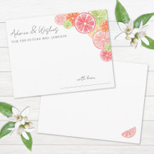 シトラスブライダルシャワーアドバイス