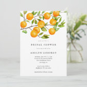 シトラスブライダルシャワーサマーパーティの招待状 招待状 (スタンド正面)