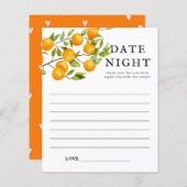 シトラスブライダルシャワーデイトナイトアイディア (正面/裏面)