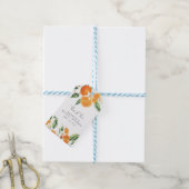 シトラスブライダルシャワーメッセージカード ギフトタグ (より糸付き)