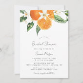 シトラスブライダルシャワー写真 招待状 (正面)