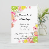 シトラスブライダルシャワー招待 招待状 (スタンド正面)