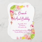 シトラスブライダルシャワー招待 招待状 (正面/裏面)