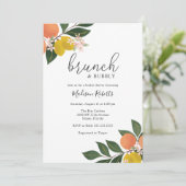 シトラスブランチアンドバブリーブライダルシャワー 招待状 (スタンド正面)