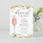 シトラスブランチアンドバブリーブライダルシャワー 招待状 (スタンド正面)