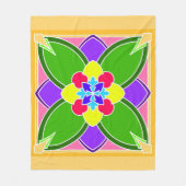 シトラスブレックファースト フリースブランケット (正面)