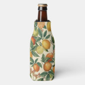 シトラスブロッサムガーデンシームレスパターン ボトルクーラー (ボトル正面)