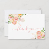 シトラスベビーシャワーガールサンキューカード サンキューカード (正面)