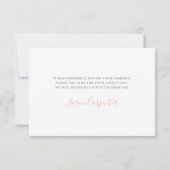 シトラスベビーシャワーガールサンキューカード サンキューカード (裏面)