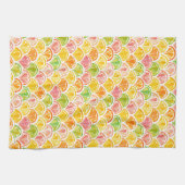 シトラスホタテカラフルフルーツスライス キッチンタオル (横)