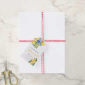 シトラスホームメイドリモンチェロレモン結婚式の引き出物 ギフトタグ (より糸付き)