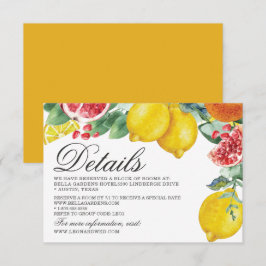 シトラスボ結婚タニカル詳細 招待状