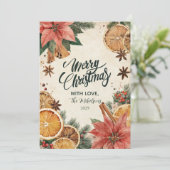 シトラスポ素朴ーネスティアメリークリスマス シーズンカード (スタンド正面)