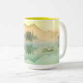 シトラスマウンテンズフォレストランドスケープ ツートーンマグカップ (正面右)