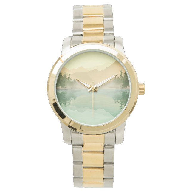 シトラスマウンテンズフォレストランドスケープ 腕時計 (正面)