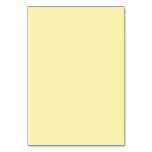 シトラスミニマリストイエロー折り畳み座席表 テーブルナンバー (裏面)