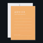 シトラスミニマリスト結婚オレンジのアドバイスカード アドバイスカード<br><div class="desc">私たちの柑橘類ミニマル結婚リストオレンジのアドバイスカードデザインを紹介するシンプルさと鮮やかな柑橘類のパレットの洗練を満たす。ピンク無地の、オレンジ、黄色、緑の背景と美しいフォントの組み合わせで、このテーマはレトロな魅力のtouchとエレガンスコンテンポラリーを醸し出している。当社の柑橘系水カラーテーマを補完するように設計されたこのミニマリストは、カラフルフローラグラフィックに完璧なバランスを提供する。あなたは庭の出来事やシックな都市のお祝いをホストするカジュアルか、これらの時代を超えた動きのない結婚デザインやデコは、あなたの結婚式の日のあらゆる面に色とスタイルの追加ポップ・アートの。オレンジ鮮やか色、ピンク、緑、黄色の色合いがあなたの楽しい祭りのトーンを設定し、夏の日のように明るく美しい思い出を作成する。私たちのコレクションと同様にもし、デザインに関する特別な要求や質問がある、お知らせください。私たちはあなたの完璧な美救済しさを作り出すこ結婚とが嬉しい。</div>