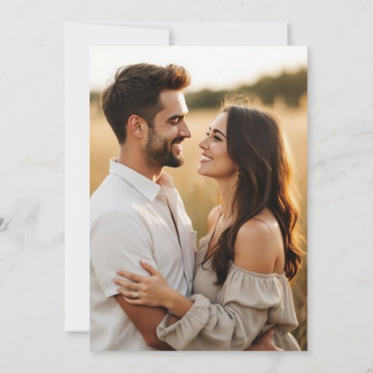 シトラスメインスクイズフォトブライダルシャワー 招待状 (裏面)