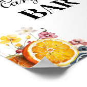 シトラスメインスクイーズマルガリータバーブライダルシャワー ポスター (角)