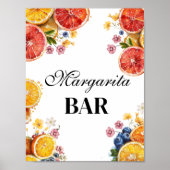 シトラスメインスクイーズマルガリータバーブライダルシャワー ポスター (正面)